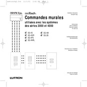 Lutron GRAFIK Eye seeTouch SG-4SIR Instructions Pour L'installation