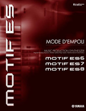 Yamaha MOTIF ES Serie Mode D'emploi