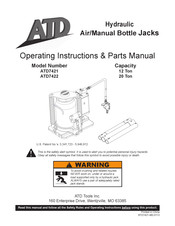 ATD 7421 Instructions D'utilisation Et Manuel De Pièces