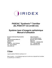 IRIDEX PASCAL Synthesis TwinStar Manuel D'utilisation