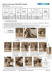 Tubesca-Comabi PROFORT PLIANT Notice Technique