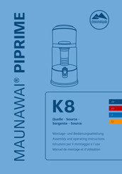 MAUNAWAI PIPRIME K8 Manuel De Montage Et D'utilisation