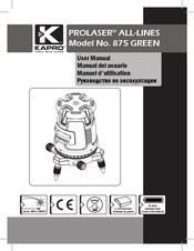 Kapro Prolaser 875S Manuel D'utilisation