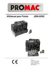 Promac JDG-0332 Mode D'emploi