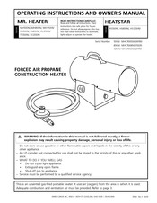 Enerco Mr. Heater PA85FAV Instructions D'utilisation Et Manuel Du Propriétaire