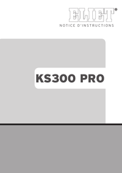 Eliet KS300 PRO Notice D'instructions