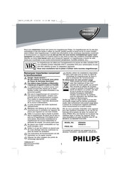 Philips VR550/16 Mode D'emploi