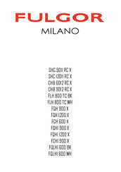 Fulgor Milano CHB 6012 RC X Mode D'emploi
