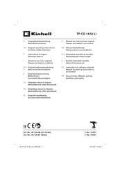 EINHELL TP-CD 18/50 Li Instructions D'origine