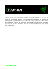 Razer LEVIATHAN Mode D'emploi