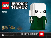 LEGO Brick Headz Harry Potter LORD VOLDEMORT Mode D'emploi