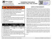 Horizon Global 24964 Instructions D'installation