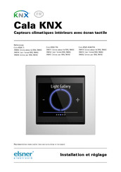 elsner elektronik Cala KNX TH Installation Et Réglage