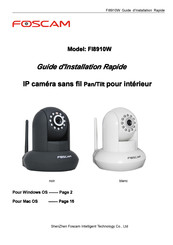 Foscam FI8910W Guide D'installation Rapide