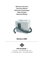Carlo De Giorgi Minibox EMC Mode D'emploi