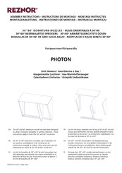 Reznor PHOTON 100 Instructions De Montage