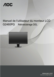 AOC G2460PG Manuel De L'utilisateur