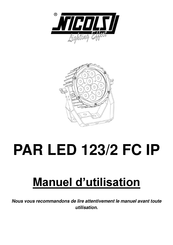 Nicols PAR LED 123/2 FC IP Manuel D'utilisation