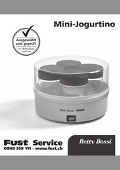 Betty Bossi Mini-Jogurtino Mode D'emploi