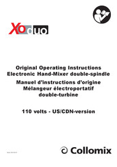 Collomix Xo 55 duo Manuel D'instructions D'origine
