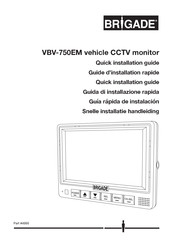 Brigade VBV-750EM Guide D'installation Rapide