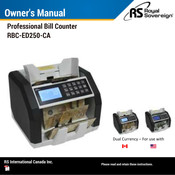 Royal Sovereign RBC-ED250-CA Guide D'utilisation