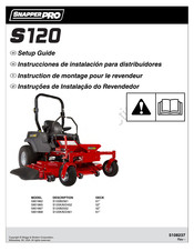 Snapper PRO S120 Serie Instructions De Montage