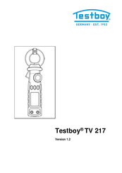 Testboy TV 217 Manuel D'utilisation