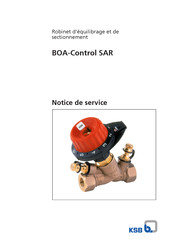 KSB BOA-Control SAR Notice De Service