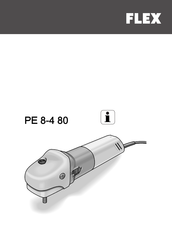 Flex PE 8-4 80 Notice D'utilisation