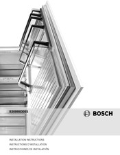 Bosch B30BB830SS Instructions D'installation
