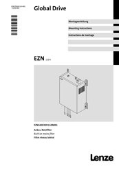 Lenze EZN3A0030H110N001 Instructions De Montage