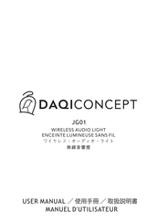 DAQICONCEPT JG01 Manuel D'utilisateur