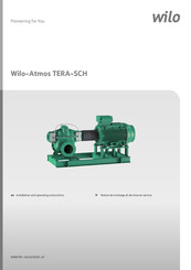 Wilo Atmos TERA-SSCH 350-500 Notice De Montage Et De Mise En Service