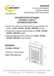 Sewosy KR1000-M Documentation Technique