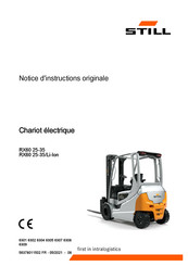 Still RX60 25-35 Notice D'instructions Originale