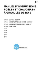 EVA Stampaggi HYDRO PANNEAU FRONTAL DROIT 20 KW Manuel D'instructions