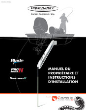 Power-Pole Blade Sportsman II Instructions D'installation