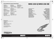 BTI WKS 230 SE Notice Originale