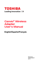 Toshiba Canvio Wireless Adapter Mode D'emploi