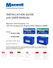 Maxwell ULTRA 31/1800 Guide D'installation Et Manuel D'utilisation