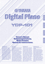 Yamaha YDP-101 Mode D'emploi