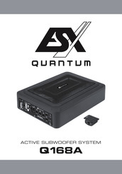 ESX QUANTUM Q168A Mode D'emploi