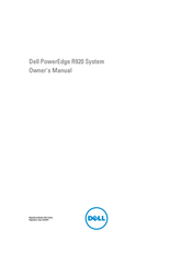 Dell PowerEdge R920 System Mode D'emploi