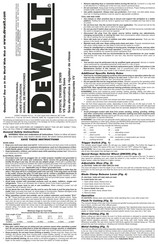 Dewalt DW307M Guide D'utilisation