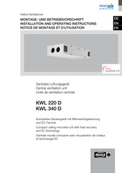 Helios KWL 500 W Notice De Montage Et D'utilisation