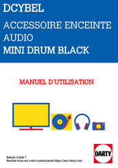 Dcybel Mini-drum Manuel D'instructions