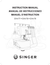 Singer S14-77 Manuel D'instruction