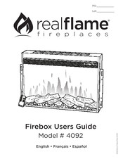 RealFlame 4092 Guide De L'usager