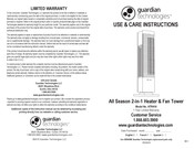 Guardian Technologies HTR410 Instructions D'utilisation Et D'entretien